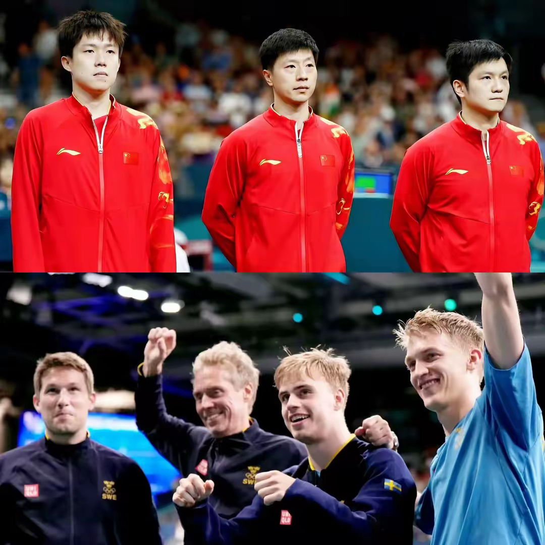韩国乒乓球队强势瑞典乒乓球队，波尔一己之力扛起全队